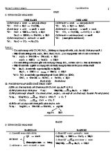 Tính chất hóa học của oxit, axit, bazơ, muối